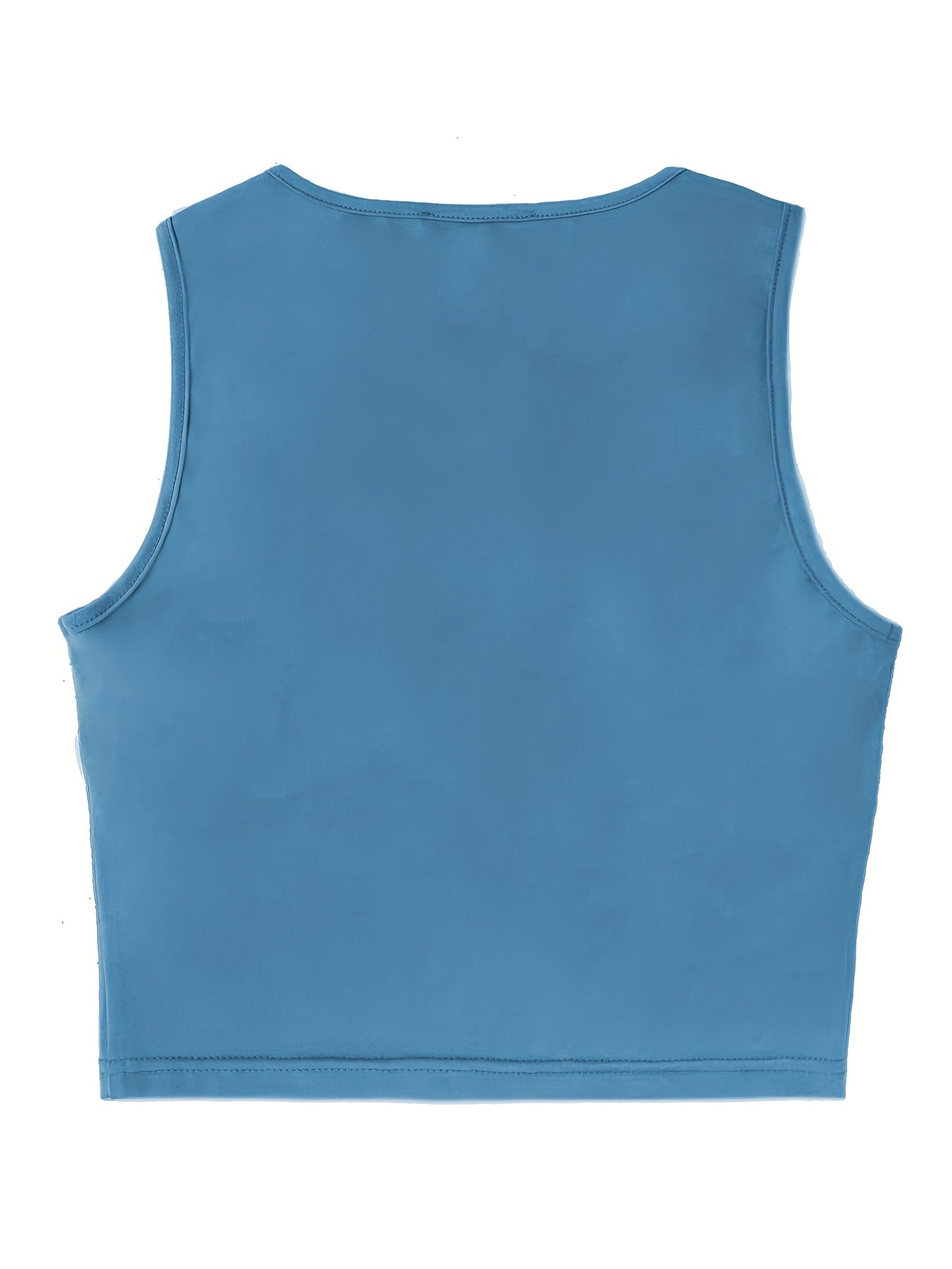Y2K Butterfly Print Crop Tank Top Sleeveless Summer Shirt