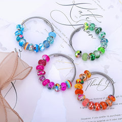 30Pcs Large Hole Beads Spacer Beads For Jewelry Making Resin Beads DIY Bracelet
