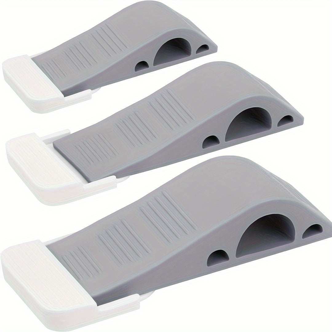 Rubber Door Wedges for Carpets & Hardwood Floors, Pack of 4