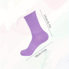 Cute Candy Knitted Socks for Teens