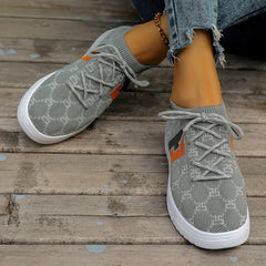 Breathable Low Top Sneakers Lightweight Running Shoes Women's Footwear