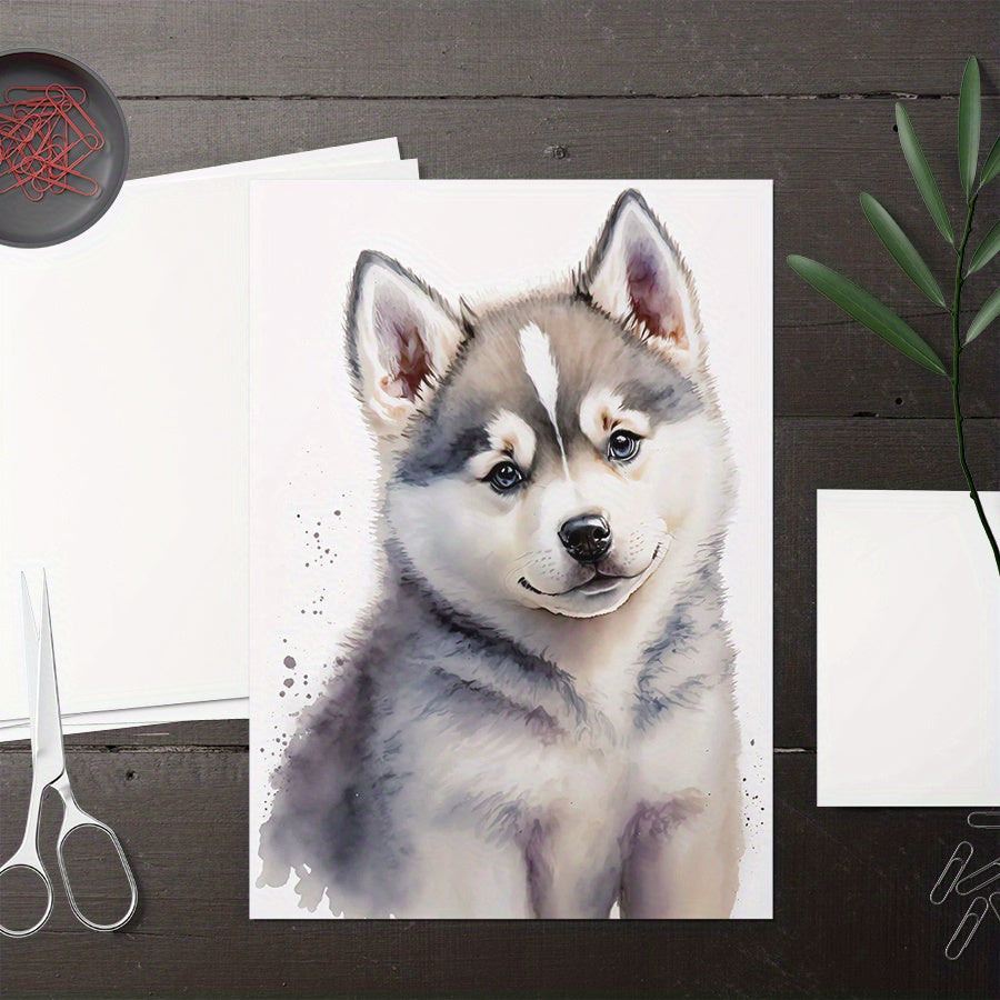 Modern Watercolor Puppy Wall Sticker Room Decor