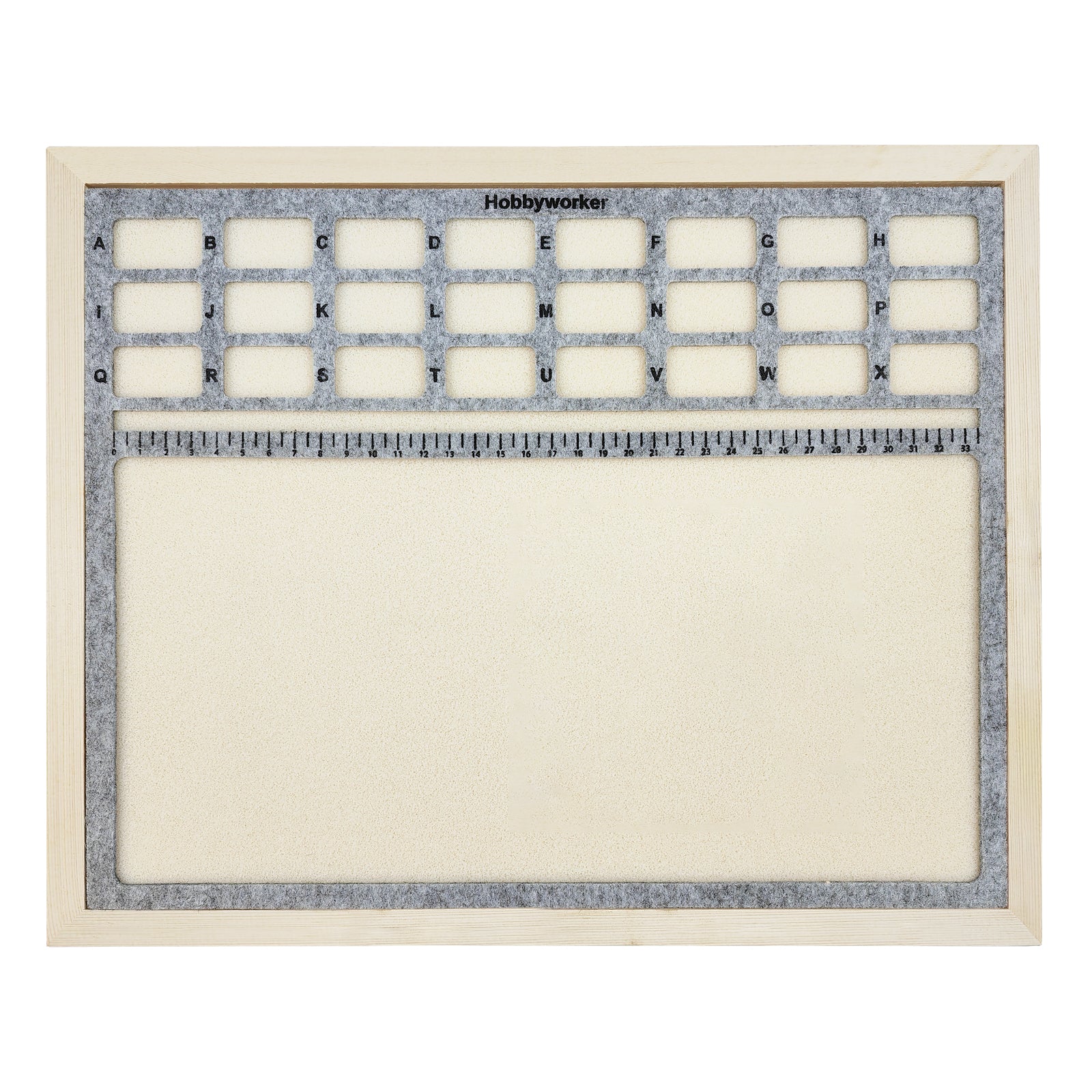 Hobbyworker Beads Mat for Beading Jewelry Making with Grids