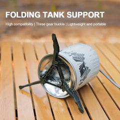Foldable Gas Tank Holder for Outdoor Stove