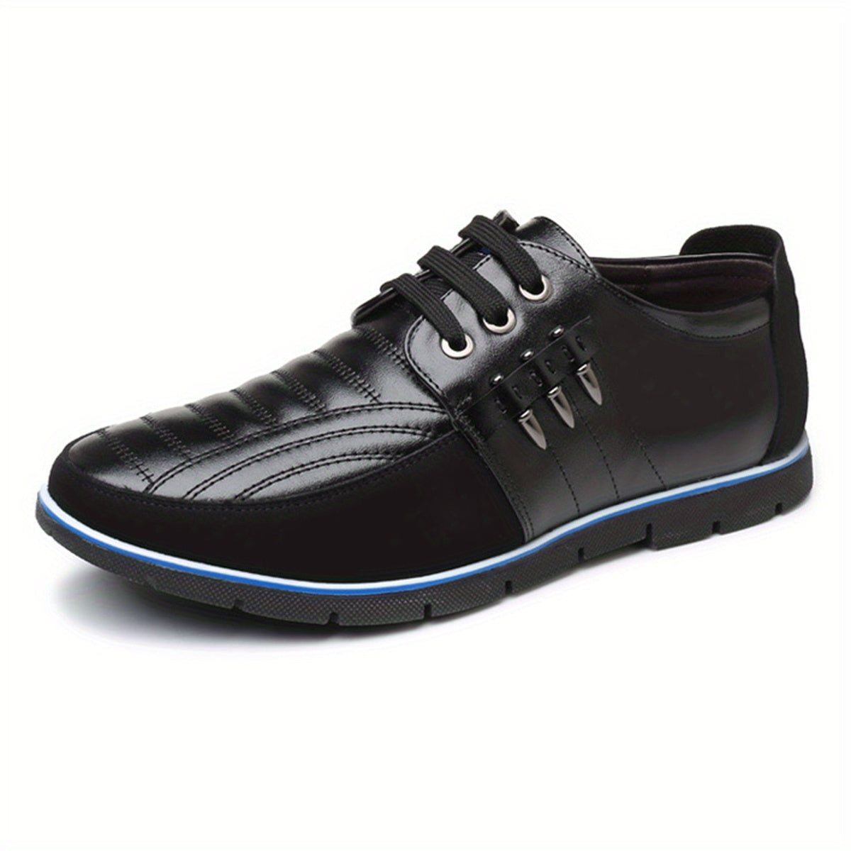 Men's PU Lace Up Business Shoes - Comfy & Stylish