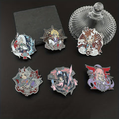 Game Peripheral Cartoon Character Brooch Metal Enamel Accessories For Girls