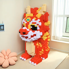 5000pcs Qilin Assembly Building Blocks for Home Decoration Gift
