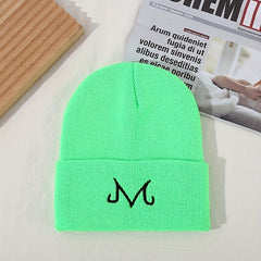 Embroidery Knitted Hat Men Women Cycling Ski Cap