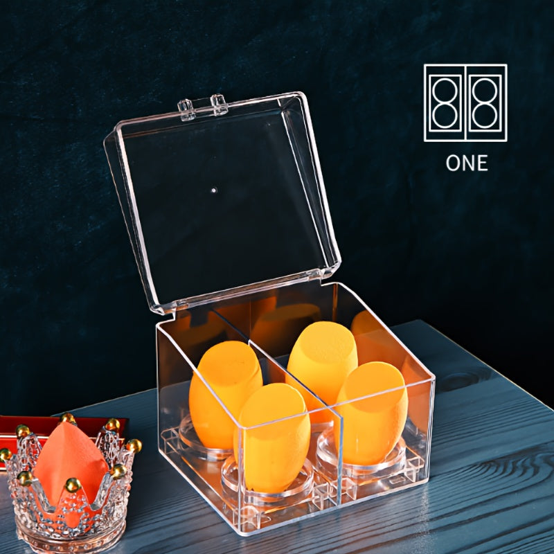Cotton Swab Storage Box with Cover Makeup Organizer