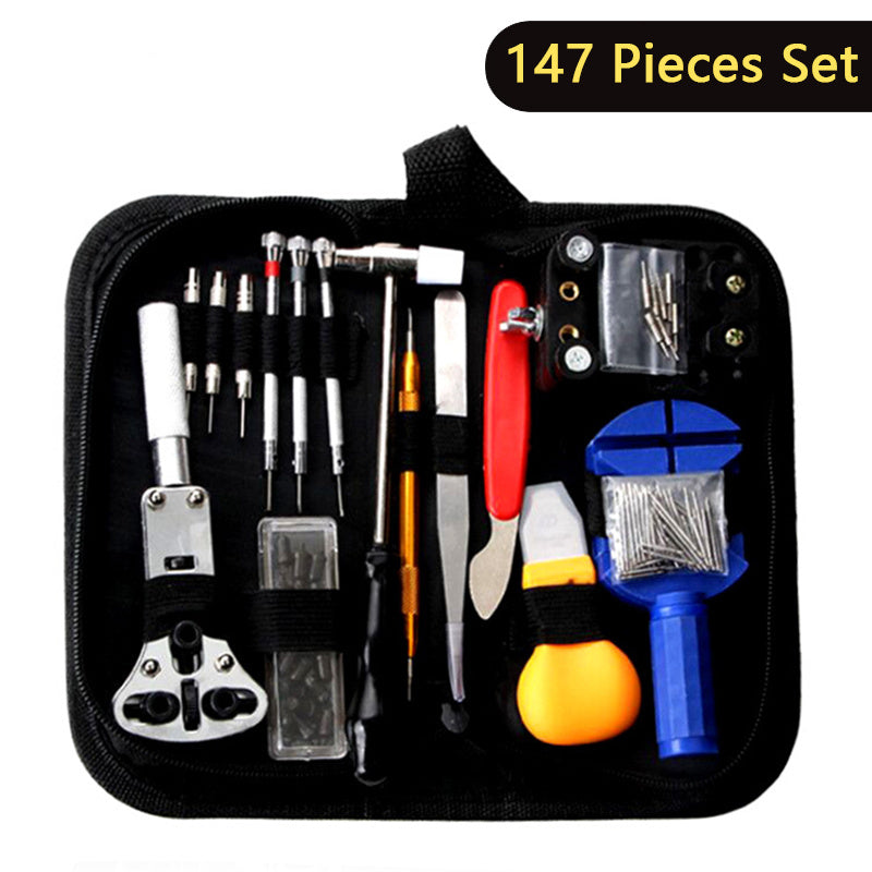 147pcs Watch Repair Tool Set Disassembly Kit