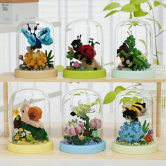 Micro Insect & Flower Puzzle Toys - Home Decor Gift