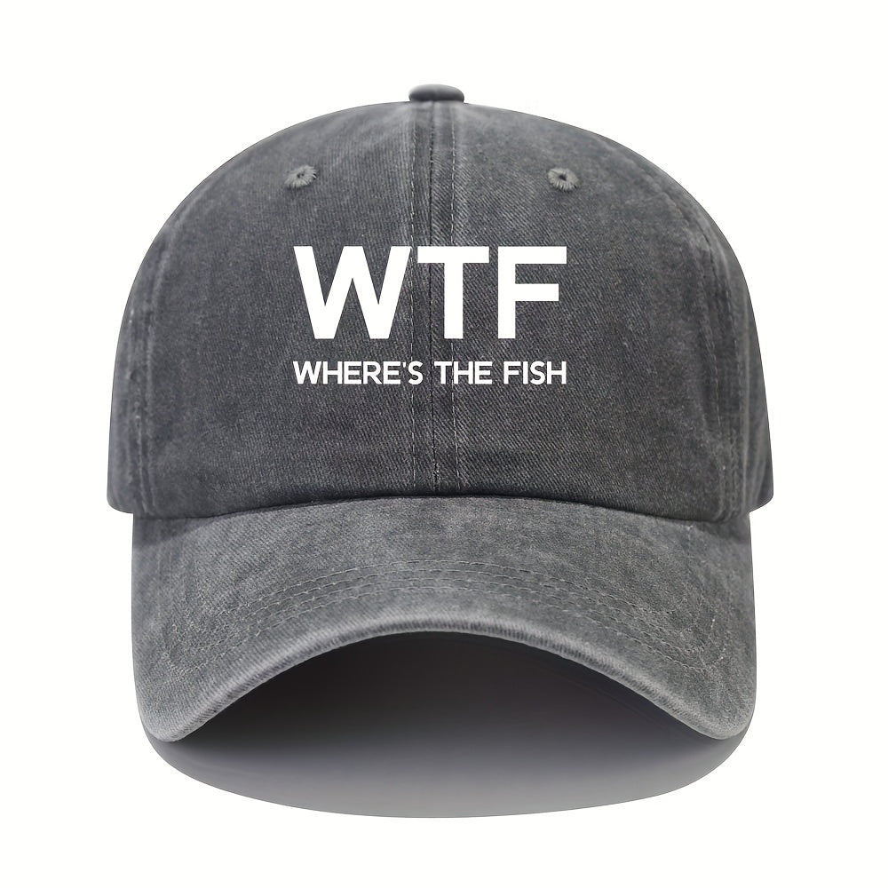 Adjustable Summer Casual Mens Peaked Cap With Letter Embroidery
