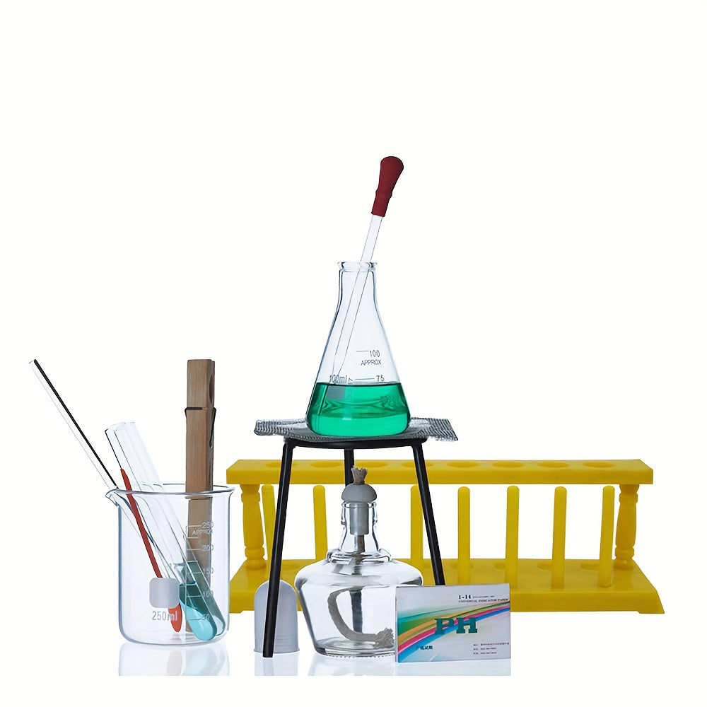 Glass Alcohol Lamp 150mL + 5 Replacement Wicks Lab School Chemical Heating