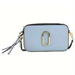 Contrast Crossbody Bag Camera Shoulder Bag Square Purse For Women
