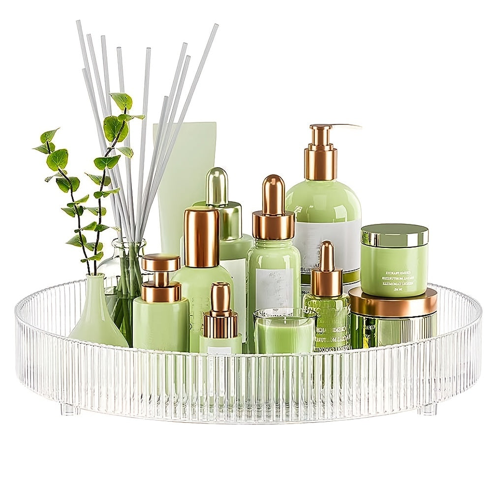 360 Rotating Makeup Organizer Countertop Cosmetic Holder Shelf