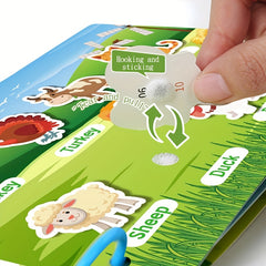 Interactive Busy Book for Sensory Activity Flash Cards