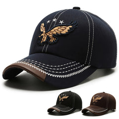 Kids Eagle Embroidered Baseball Cap Adjustable Sun Protection Hat