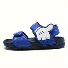 Boys Cartoon Breathable Open Toe Sandals Lightweight Anti Slip Sandals