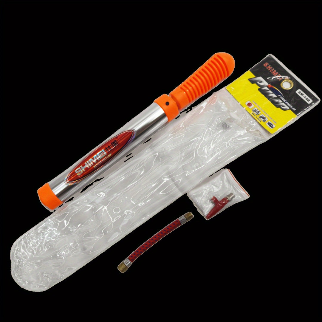 Portable Ball Pump Kit Inflate Balls Includes Needle Nozzle & Extension Hose