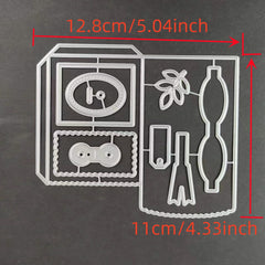 1pc Flower Metal Cutting Dies Scrapbooking Paper Craft Album Card Punch Art Dies