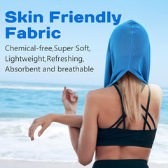 Cooling Hoodie Towel Absorbent Quick Drying Cooling Towels For Neck And Face