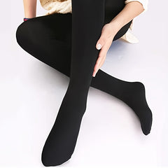 Plush Lined Thermal Pantyhose, Women's Stockings