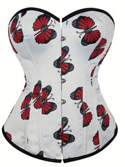 Butterfly Print Corset Tummy Control Body Shaper