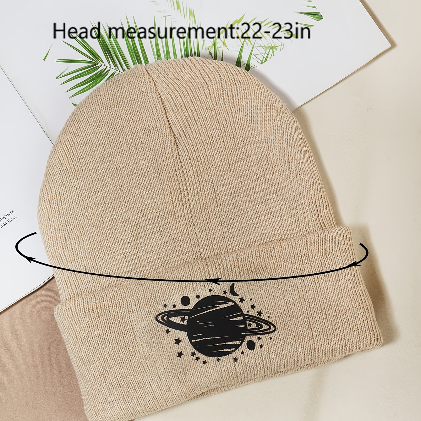 Planet Dots Knit Casual Beanie