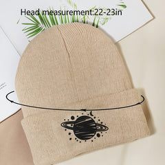 Planet Dots Knit Casual Beanie