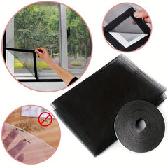 DIY Mosquito Proof Window Screen Mesh with Magic Tape