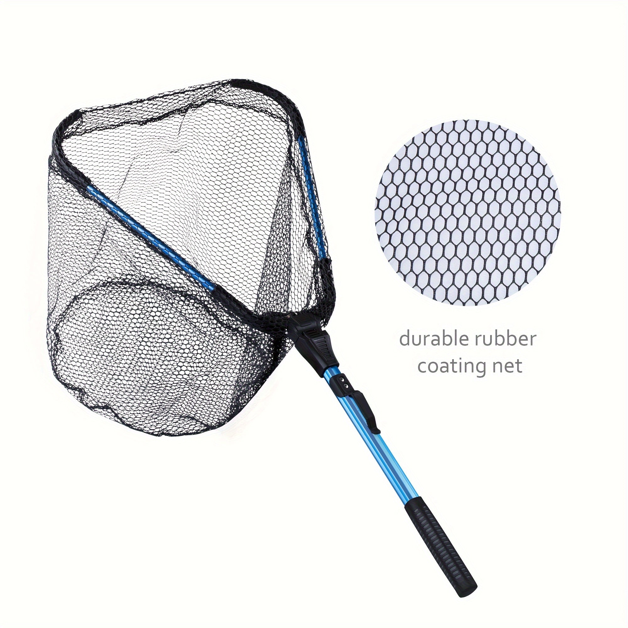4-Piece Outdoor Fishing Tackle Set Lightweight Foldable Net Extractor Pliers Con