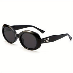 Men's Oval Frame Sunglasses Retro UV Protection Summer Sunglasses
