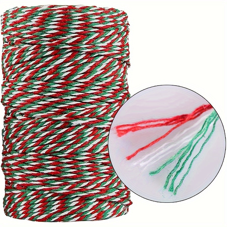 3pcs Candy Rope Ribbon 2mm Cotton Rope For Gift Packaging Arts And Crafts