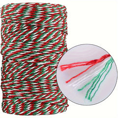 3pcs Candy Rope Ribbon 2mm Cotton Rope For Gift Packaging Arts And Crafts