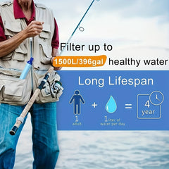 Emergency Water Filter Outdoor Life Drinking Purifier