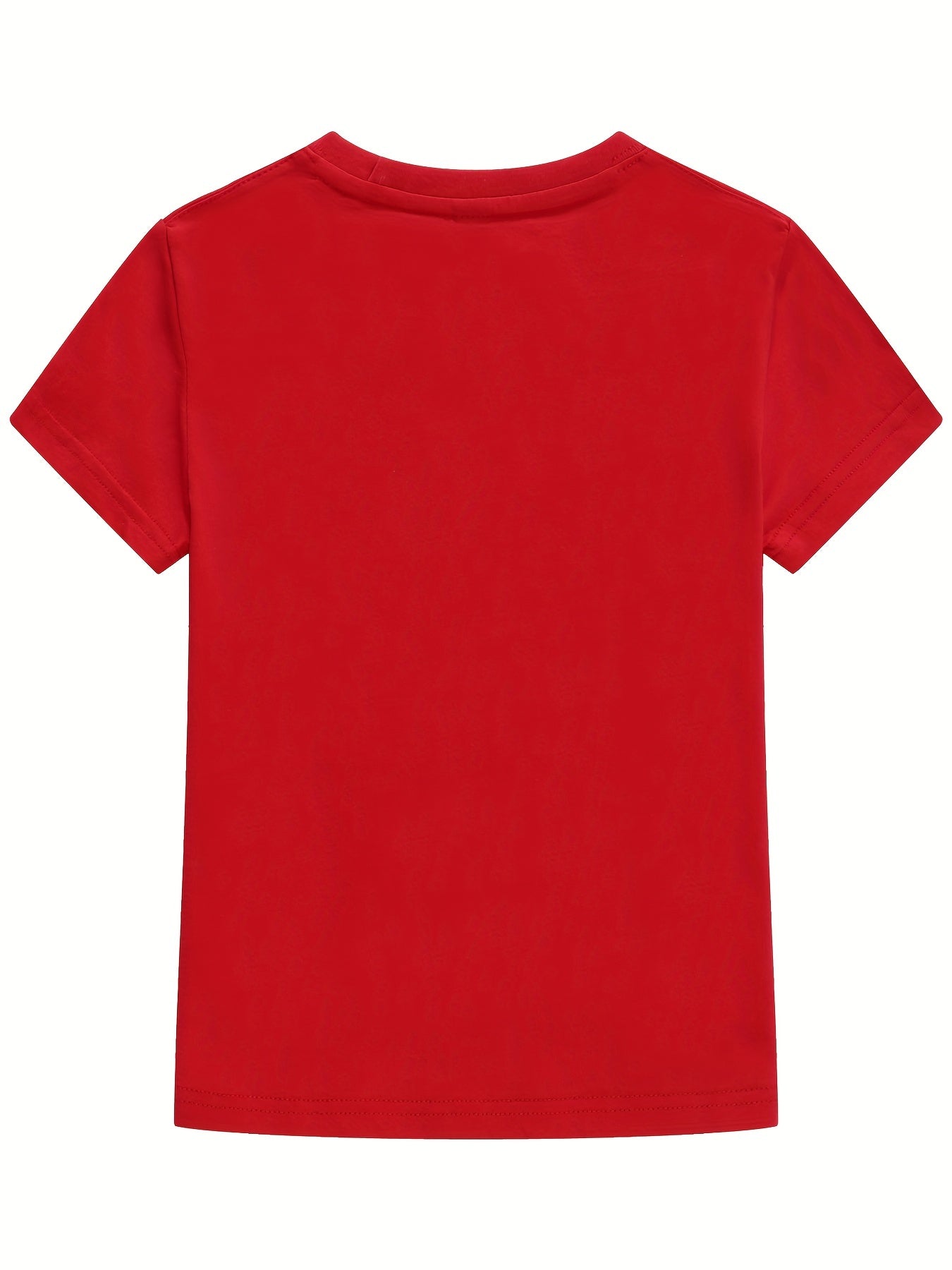 Boy's Peace Love Dogs Print T shirt Active Short Sleeves Tee Top
