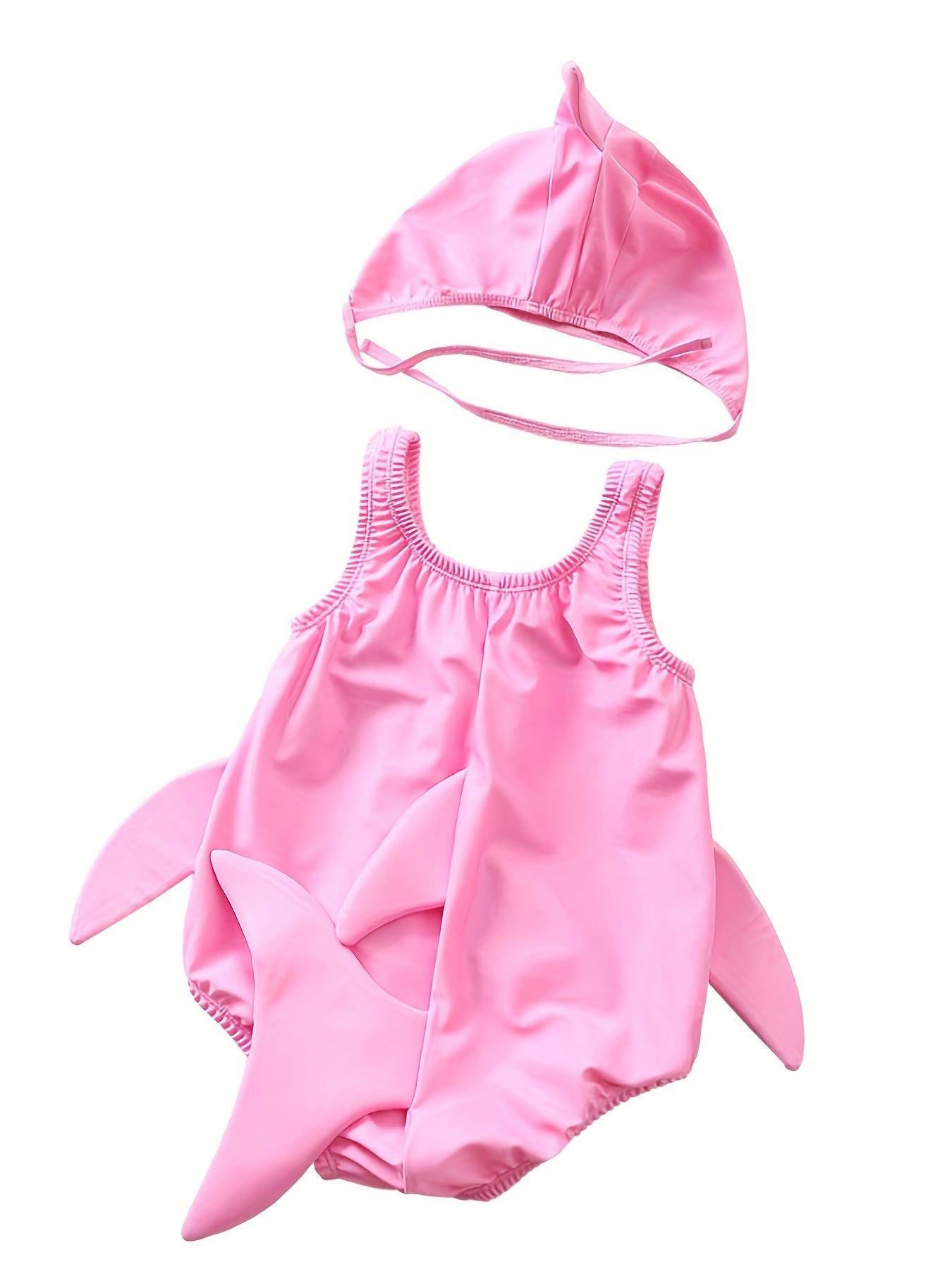 Toddler Boys Shark Swimsuit With Sponges Baby Bathing Suit