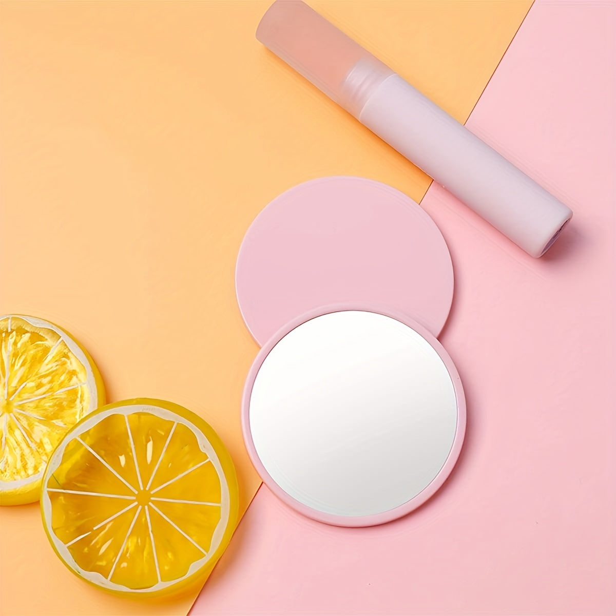 Small Round Mirror Handheld Makeup Mirror