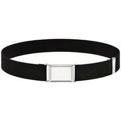 Girls Stretch Waist Belt for Jeans Pants Dress, Adjustable Elastic Waistband
