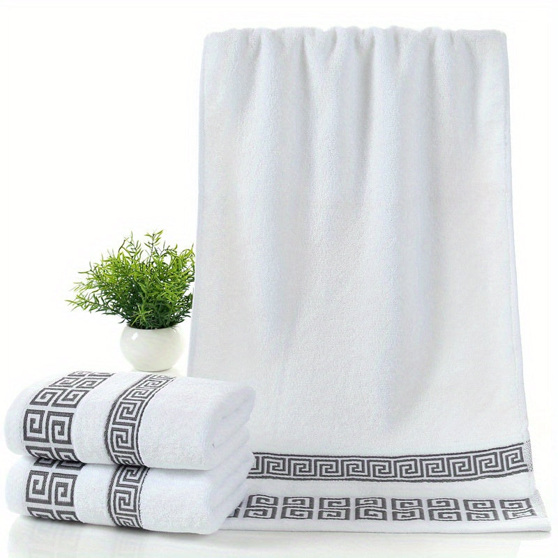 3pcs Cotton Towel Set Soft Absorbent Bath Linen Sets Home Hotel Gym