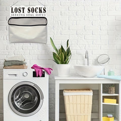 Lost Socks Bag Wall Mounted Organizer Laundry Room Tidy Home Storage