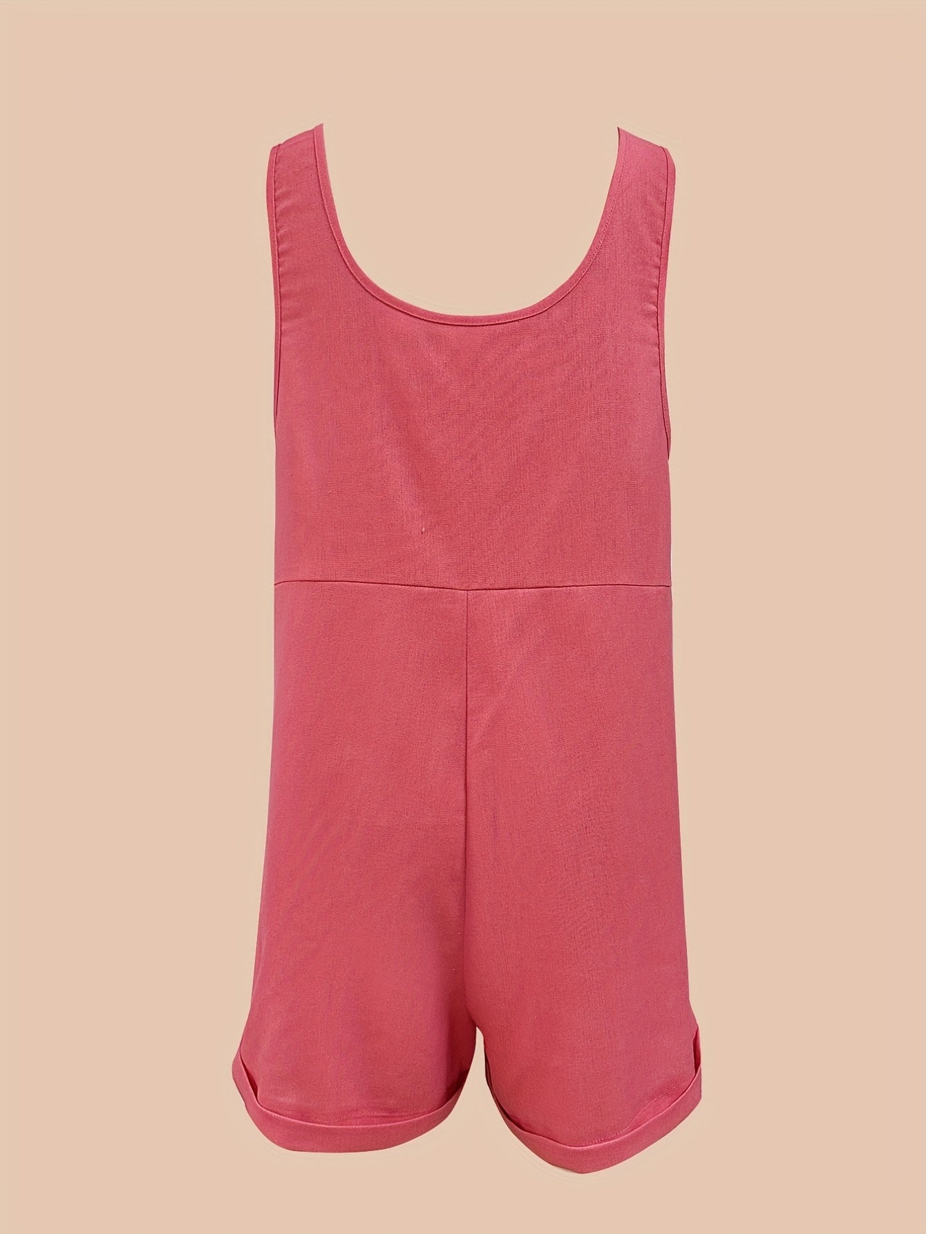 Dual Pockets Overall Jumpsuit Casual Overall Jumpsuit