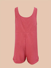 Dual Pockets Overall Jumpsuit Casual Overall Jumpsuit