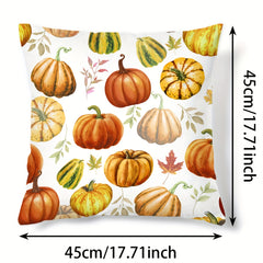 Autumn Pumpkin Pattern Throw Pillow Covers - Home Decor