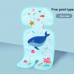 Baby Stroller Mat, Cooling and Non-sticky, Universal Stroller Fit, 0-3 Years
