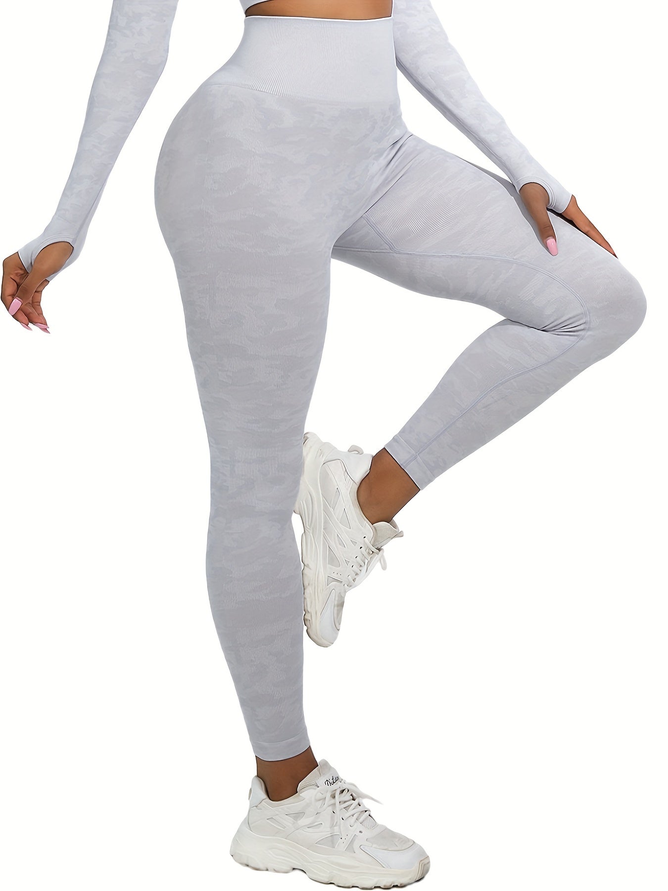 Camouflage Seamless Yoga Pants High Stretch Leggings Women's Activewear