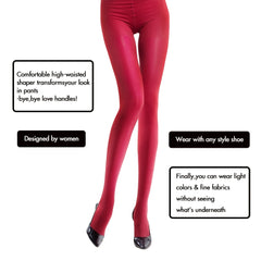 Women's High Waist Compression Pantyhose 20mmHg Slim Fit Tights