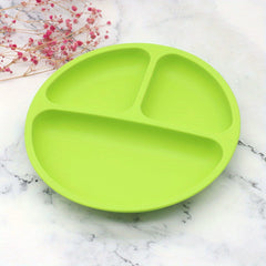 Baby's Suction Dinner Plate Silicone Tableware