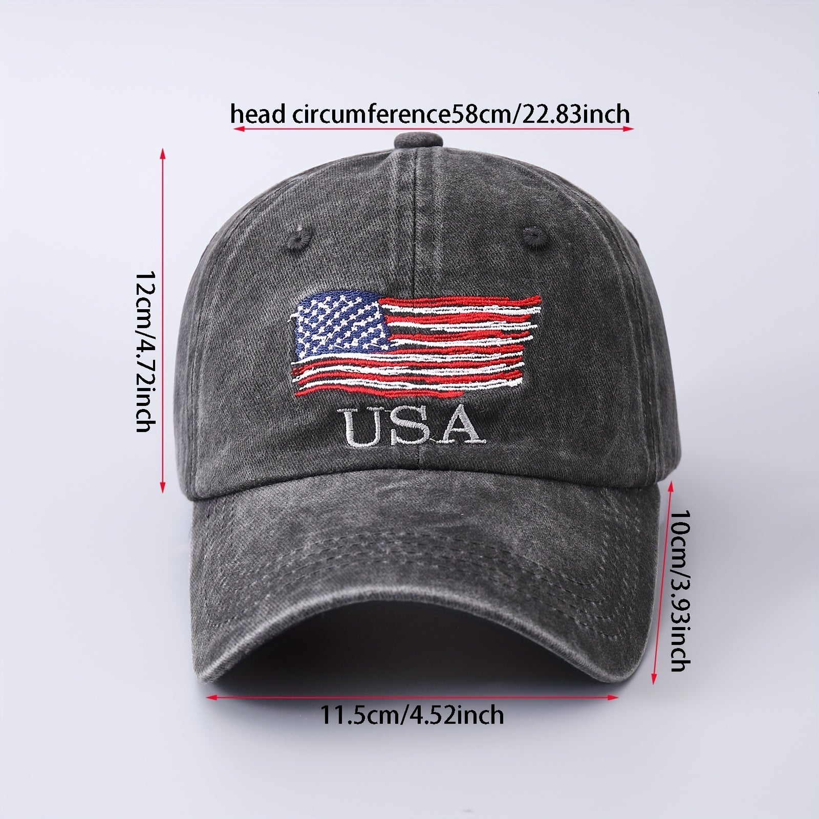 US Flag Pattern Baseball Cap for Men
