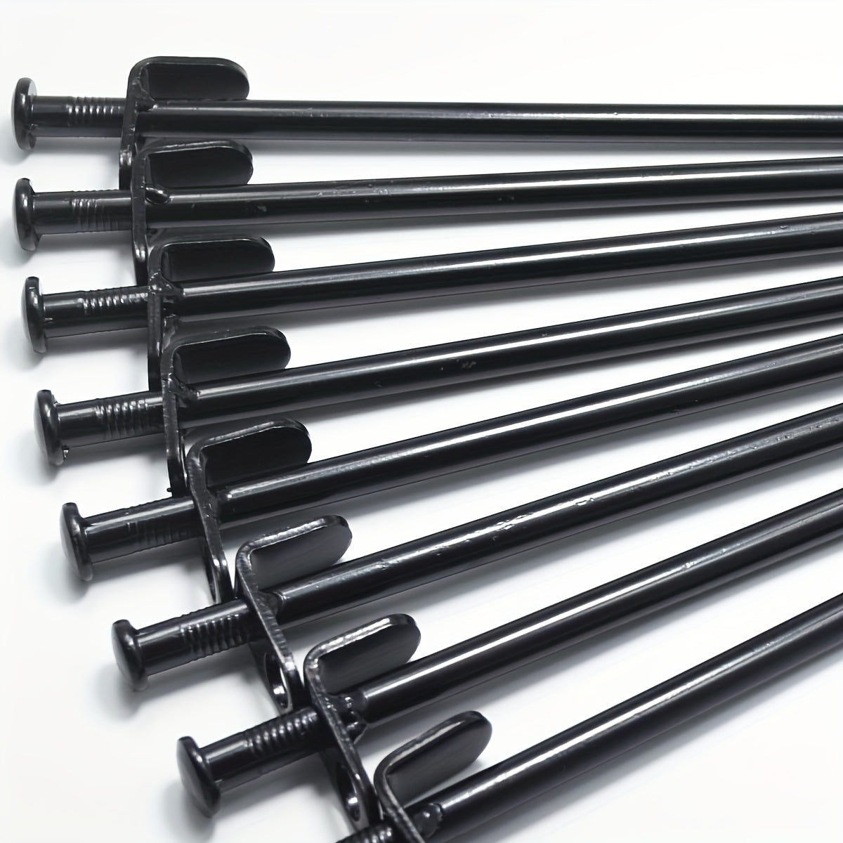 8 Pack Heavy Duty Steel Tent Pegs for Secure Camping in Any Terrain